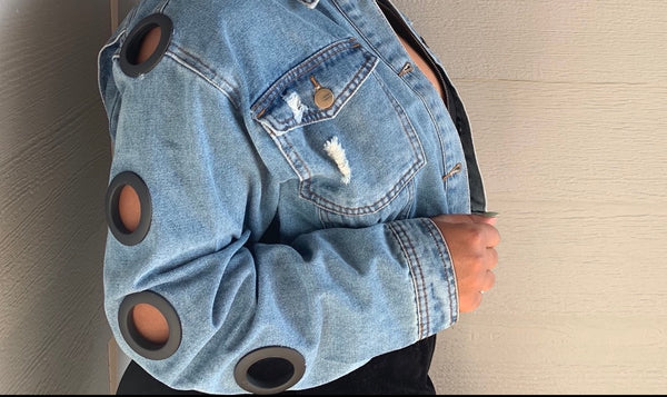Vol 1 | Denim Grommet Jacket